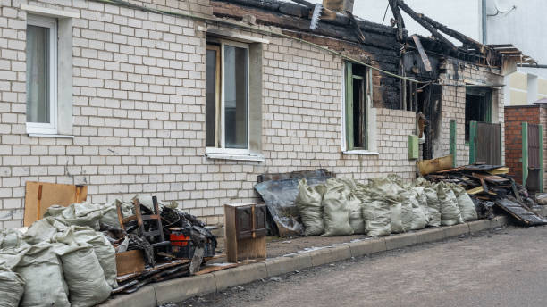 Professional Soot Cleanup technician working in Glenview, KY